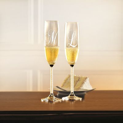 Pearl Toasting Flutes