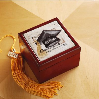 Personalized 'Believe' Tile Box