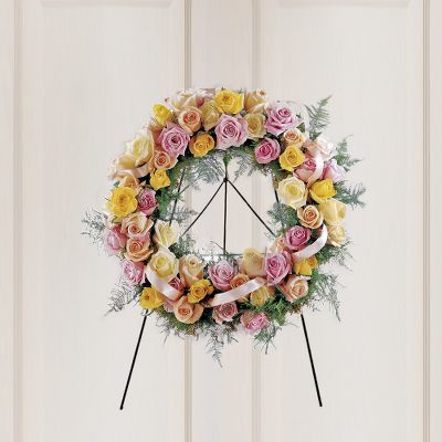 The FTD&reg; Vibrant Sympathy Wreath