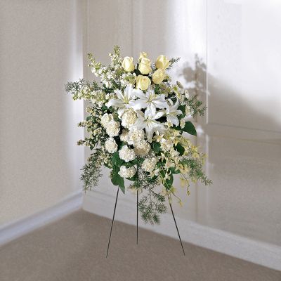 The FTD&reg; Quiet Tribute Standing Spray
