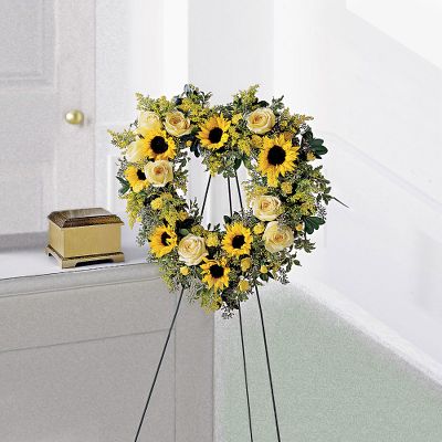 The FTD&reg; Forever Heart Wreath