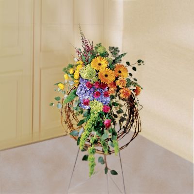 The FTD&reg; Rural Beauty Wreath