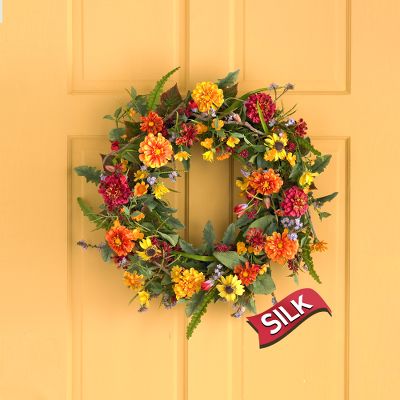 Wildflower Wonders Silk Wreath