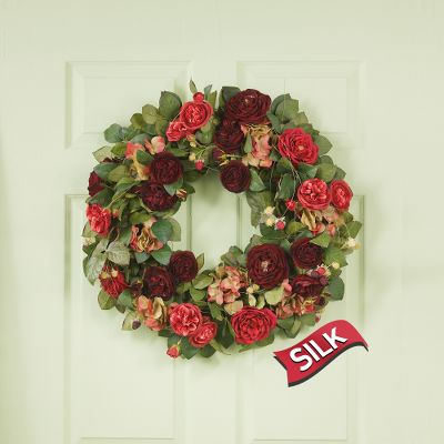 Berried Blooms Silk Wreath