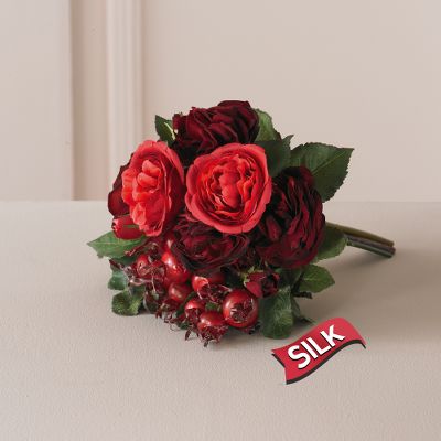 Blushed Blooms Silk Bouquet