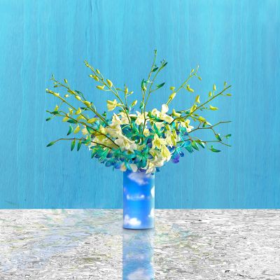 Todd Oldham Sky Blue Orchids