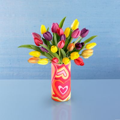 Todd Oldham Heart Full of Love Tulip Bouquet