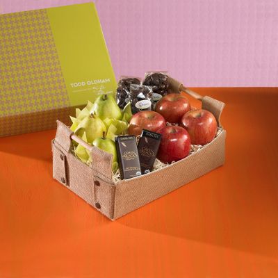 Todd Oldham Picked for Purity Fruit & Chocolate Basket