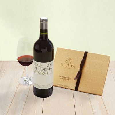 Ridge 2004 California Geyserville & Godiva&reg; Dark Chocolates