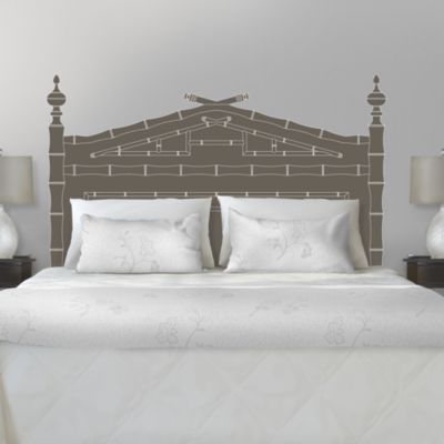 Classic Bamboo Headboard Wall Decal Shop Fathead® for Headboards Decor