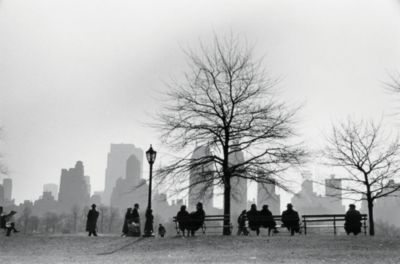 Central Park South Silhouette, New York City by Ruth Orkin