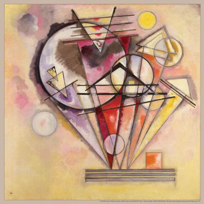Auf Spitzen-On the Points by Wassily Kandinsky