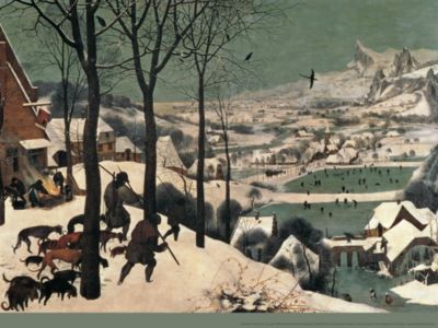 Hunters in the Snow by Pieter Bruegel