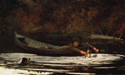Hound and Hunter by Winslow Homer
