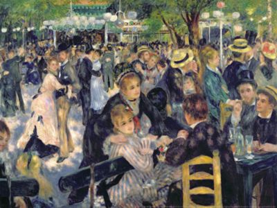 Ball at the Moulin de la Galette by Pierre-Auguste Renoir