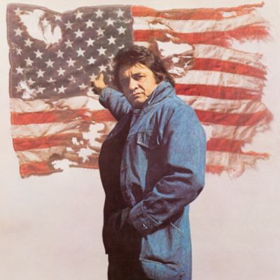 Johnny Cash - Ragged Old Flag Album Cover