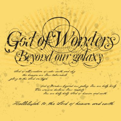 God of Wonders (Orange)