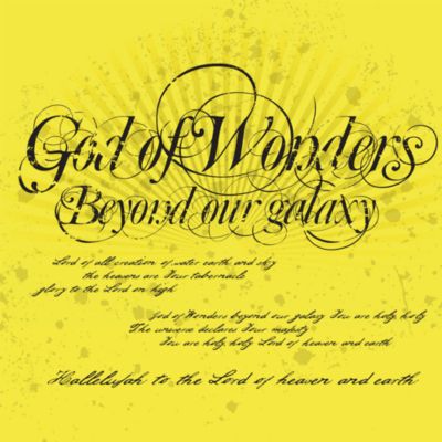 God of Wonders (Yellow)