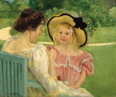 In the Garden by Mary Cassatt