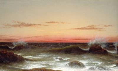 Seascape: Sunset by Martin Johnson Heade
