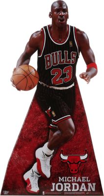 LifeSize Michael Jordan Stand Out Cut Out Shop Fathead® for Chicago
