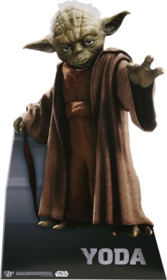 LifeSize Yoda Stand Out Cut Out Shop Fathead® for Star Wars Movies Decor