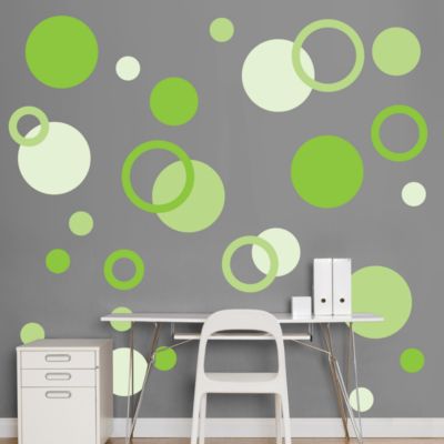 Green Polka Dots