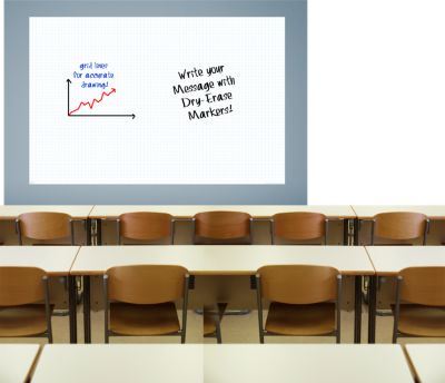 Dry Erase Graph White Board Wall Decal Shop Fathead® for Dry Erase