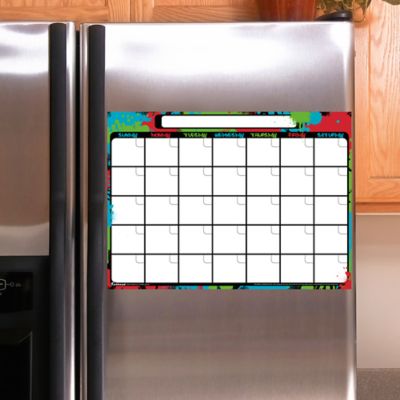 Small Small 1Month Dry Erase Calendar Paint Splatter Decal Shop