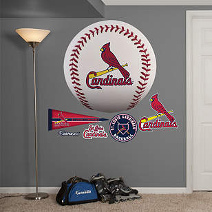 St. Louis Cardinals Baseball Logo Wall Decal | Shop Fathead® for St. Louis Cardinals Decor