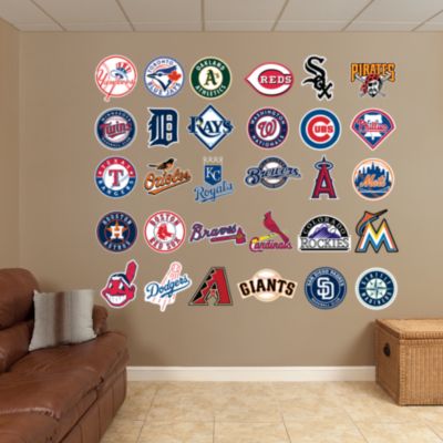 MLB Logo Collection Wall Decal Shop Fathead® for MLB Decor