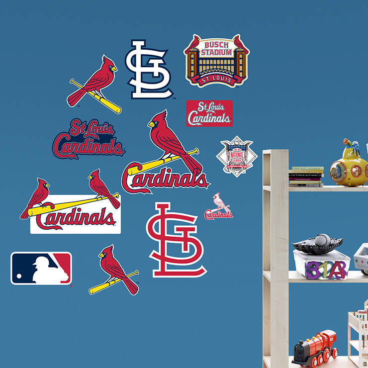 St. Louis Cardinals - Team Logo Assortment Wall Decal | Shop Fathead® for St. Louis Cardinals ...