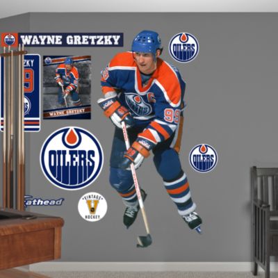 LifeSize Wayne Gretzky Wall Decal Shop Fathead® for Edmonton Oilers
