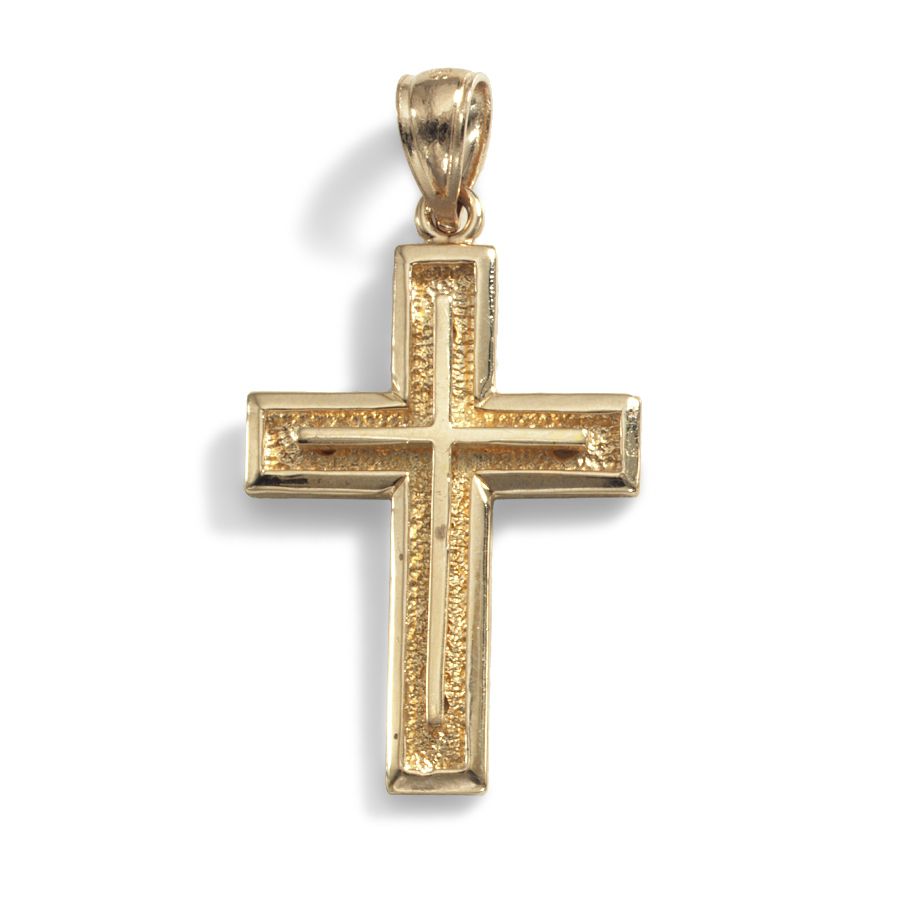 Cross Charm, 14KY Gold