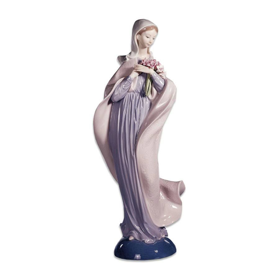 Our Lady with Flowers by Lladro