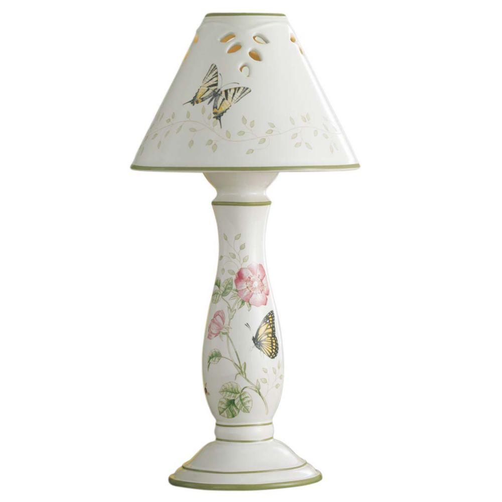 Butterfly Candlestick Lamp by Lenox