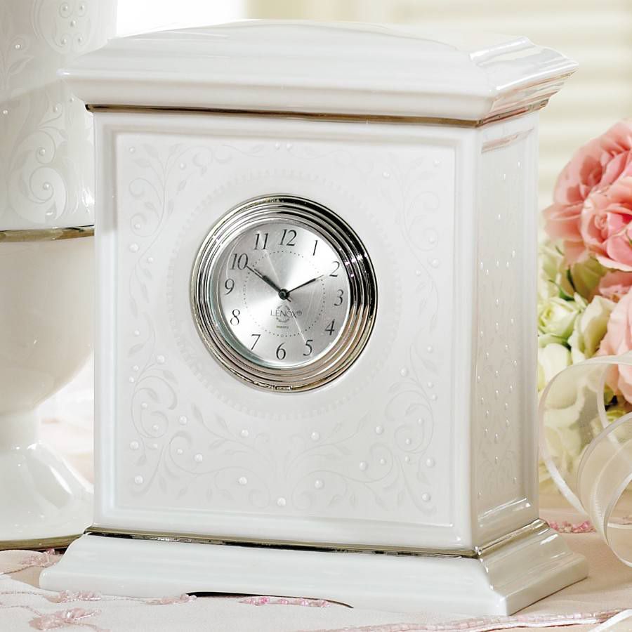 Opal Innocence Medium Clock by Lenox
