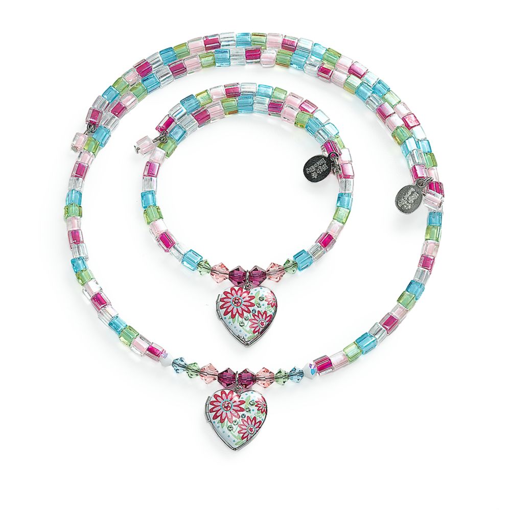 Flower Locket Gift Set