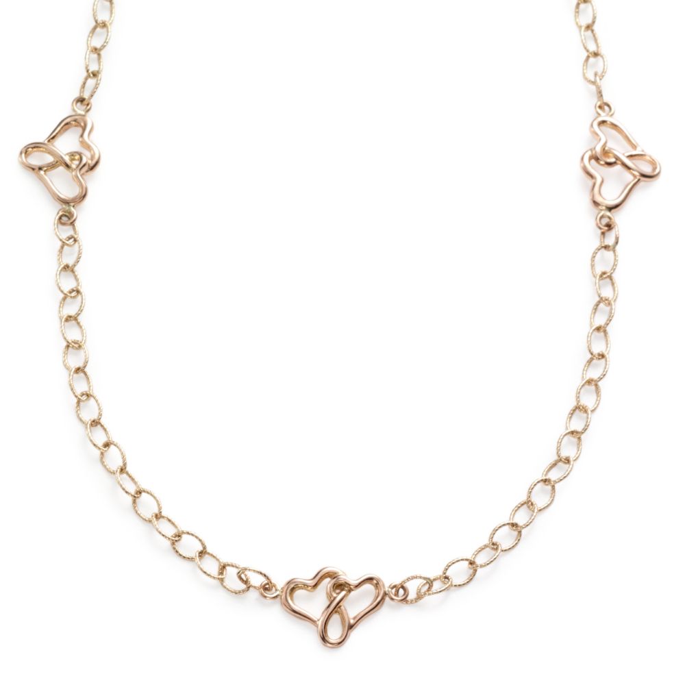 Happy Heart Chain, 14KYP Gold