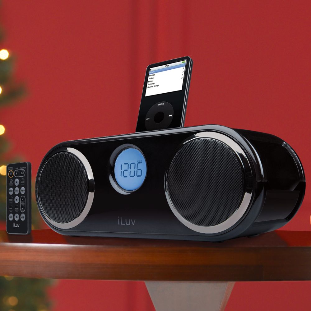 iLuv Stereo iPod with AM/FM Alarm Clock