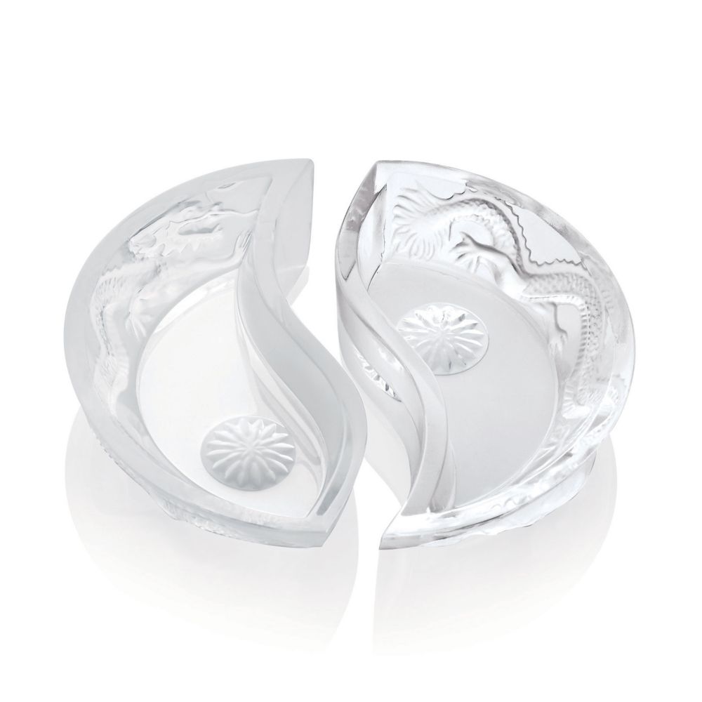 Yin Yang Set of Small Bowls by Lalique