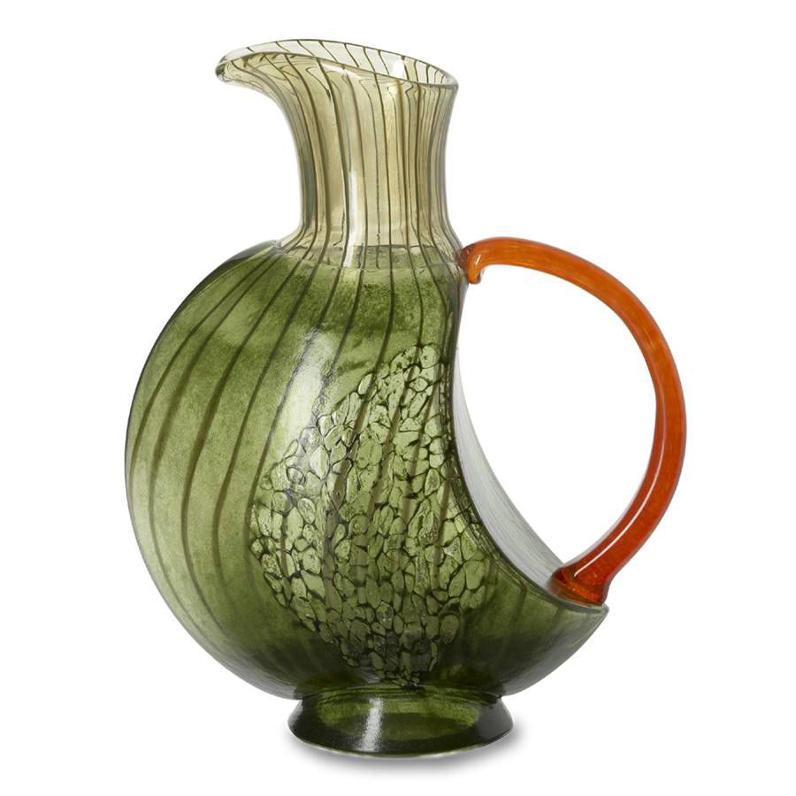 Corfu Green Pitcher by Kosta Boda