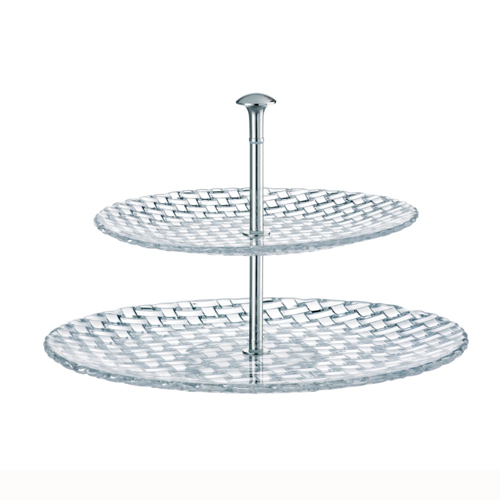 Bossa Nova 2-Tier Tray by Nachtmann