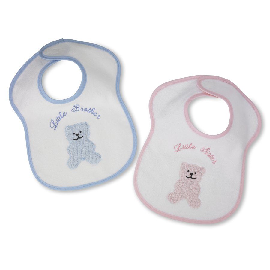  Little Brother & Little Sister Bib