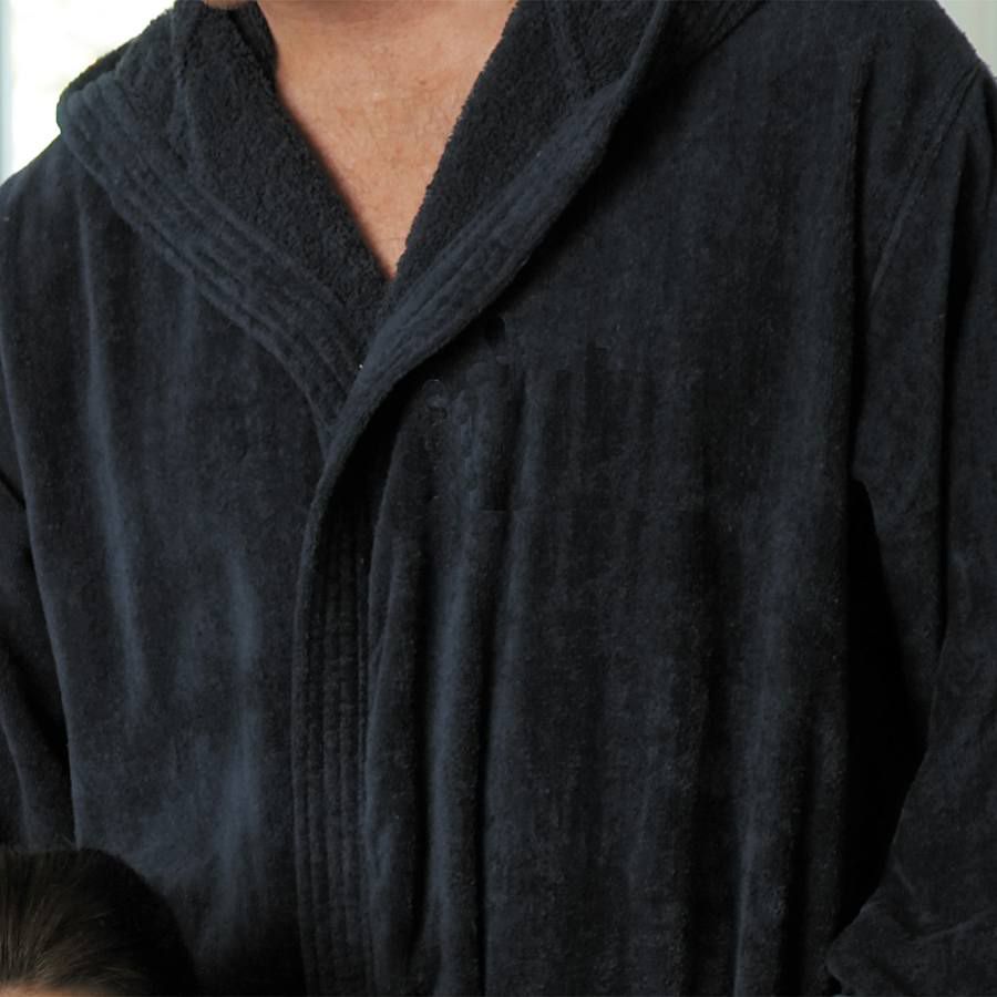 Velour Hooded Robe