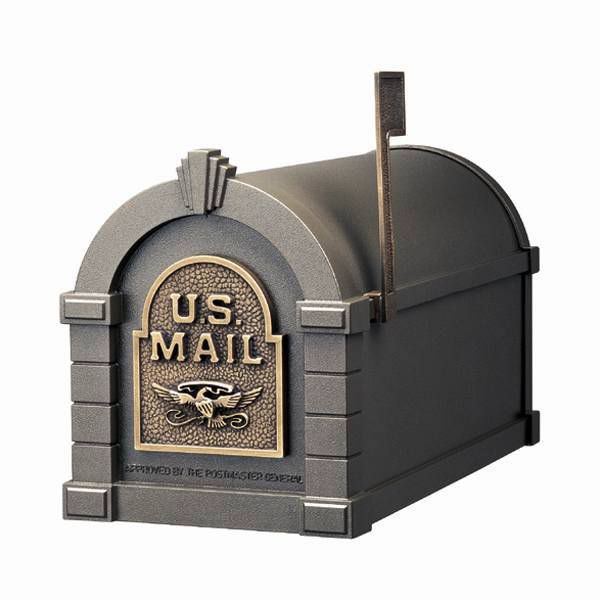 Keystone Mailbox by Gaines, Bronze