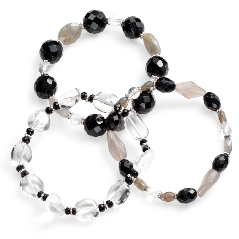Multi-Stone Bracelet, Sterling Silver