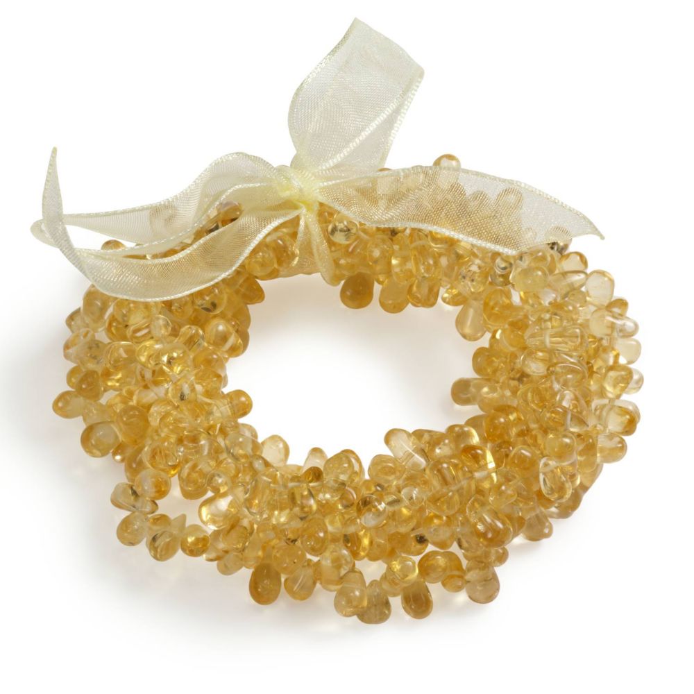Citrine Stretchy Bracelet Set  