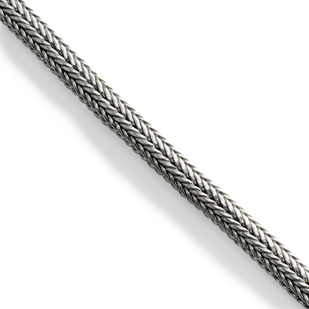Woven Bracelet, Sterling Silver & 18KY Gold