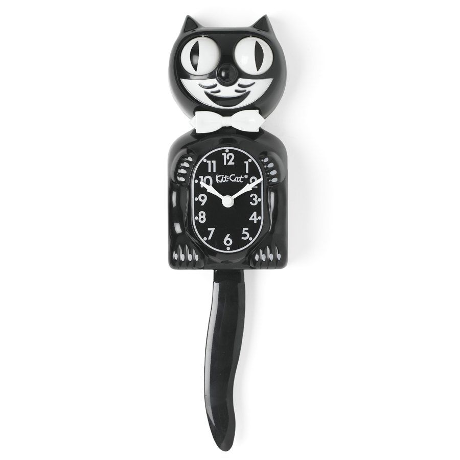 Classic Black Kit-Cat Clock